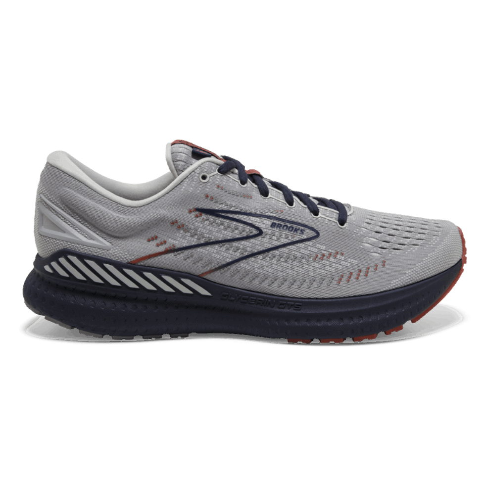 Brooks Gliceryna Gts 19 Szaro-peacoat