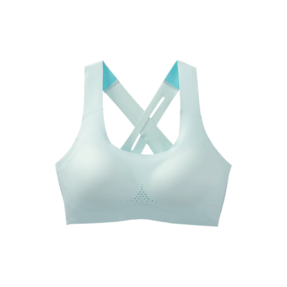 Brooks Dare Crossback Run Biustonosz 2.0 Ice Blue-Żywy Turkusowy