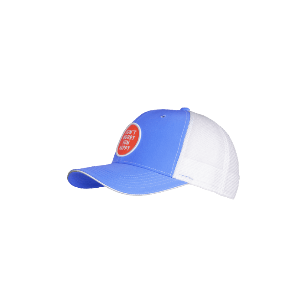 Brooks Discovery Trucker Hat żywy Niebiesko-biały-run Szczęśliwy