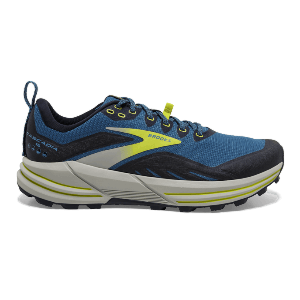 Brooks Cascadia 16 Mykonos Niebiesko-limonkowy