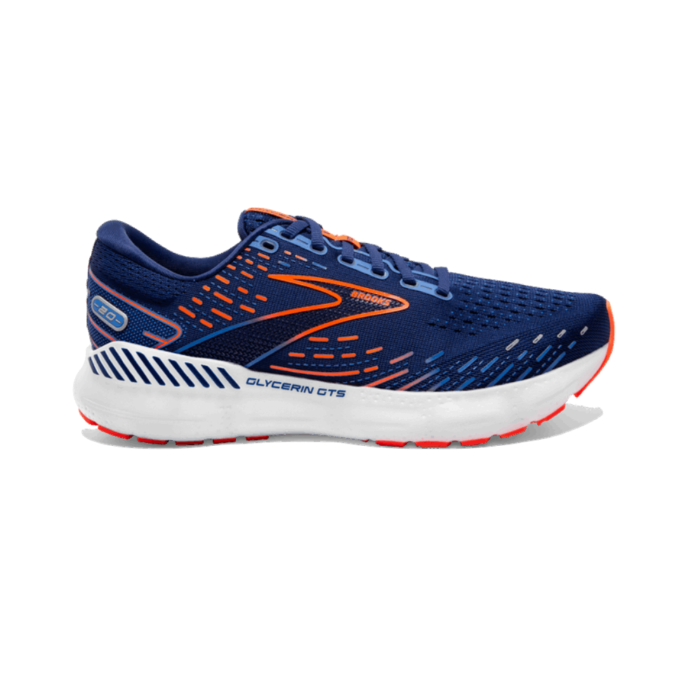 Brooks Gliceryna Gts 20 Niebieska Głębia-pomarańczowa