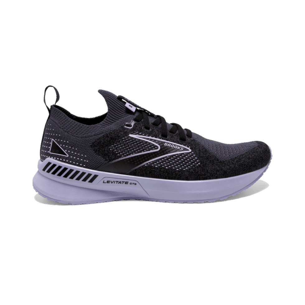 Brooks Lewituje Stealthfit GTs 5 Czarno-hebanowo-liliowy