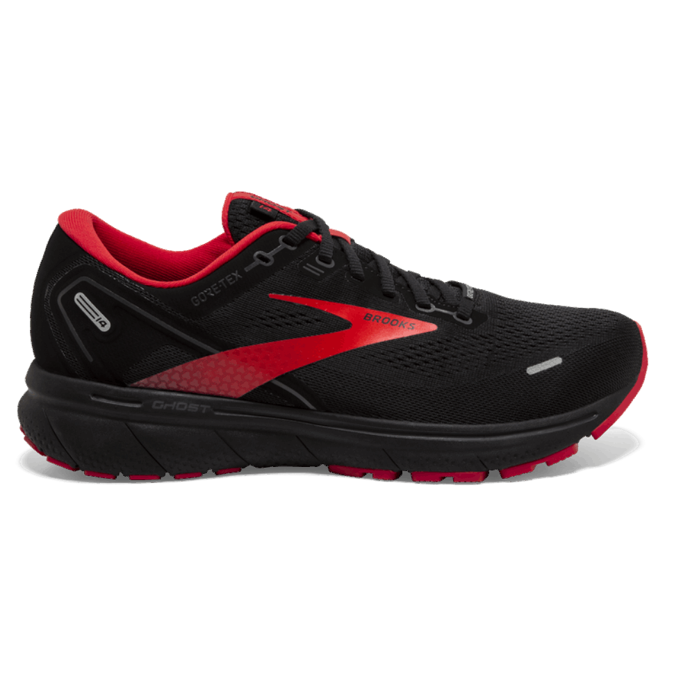 Brooks Ghost 14 Gtx Czarno-czerniony Perłowo-czerwony