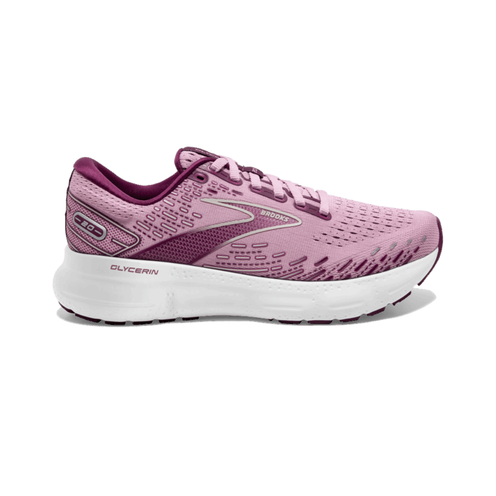 Brooks Gliceryna 20 Fioletowo-winno-winno-szara