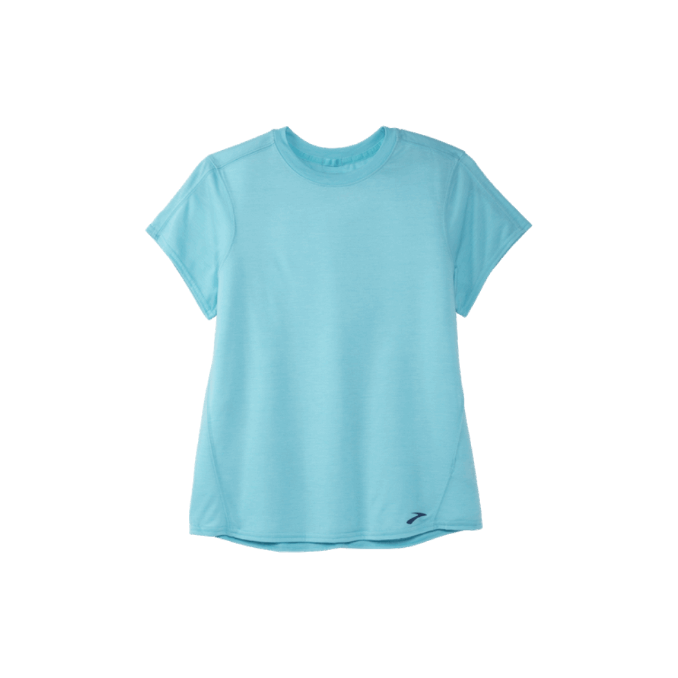 Brooks Distance Z Krótkim Rękawem żywa Turkusowy