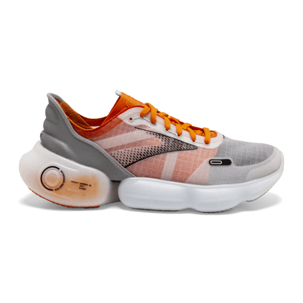Brooks Aurora-bl Szaro-pomarańczowo-czarna