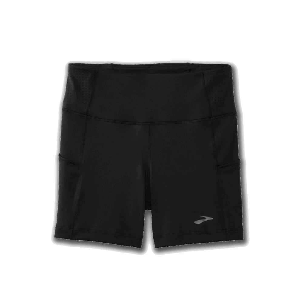 Brooks Metoda 5" Krótki Obcisły Czarny