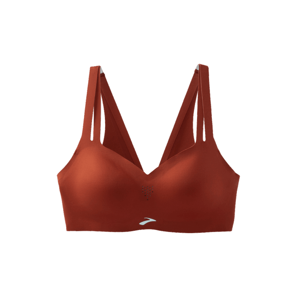 Brooks Dare Strappy Run Biustonosz Miedziano-lodowy